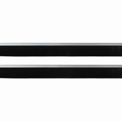 vidaXL Sellos de cepillo para puertas autoadhesivos 2 pcs Plateado Sale