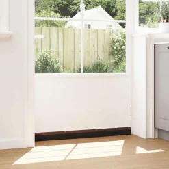 vidaXL Sellos de cepillo de puerta atornillables 2 pcs Marrón 100 cm Marr&oacute;n Sale