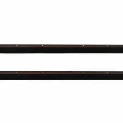 vidaXL Sellos de cepillo de puerta atornillables 2 pcs Marrón 100 cm Marr&oacute;n Sale