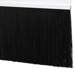 vidaXL Materiales De Construcción-Sellos de cepillo de puerta atornillables 2 pcs 100 cm