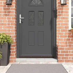 vidaXL Sellos de cepillo de puerta atornillables 2 pcs Marrón 100 cm Marr&oacute;n Sale