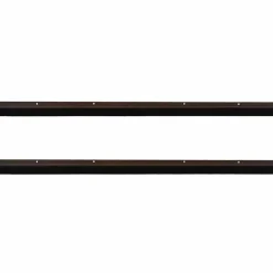 vidaXL Sellos de cepillo de puerta atornillables 2 pcs Marrón 100 cm Marr&oacute;n Sale