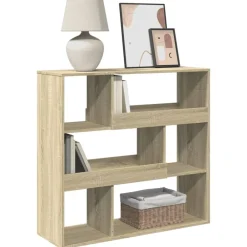 vidaXL Estanterías-Separador de ambientes madera 100x33x94,5 cm
