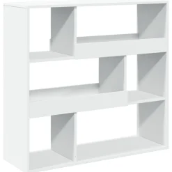 vidaXL Separador de ambientes madera ingeniería 100x33x94,5 cm Blanco