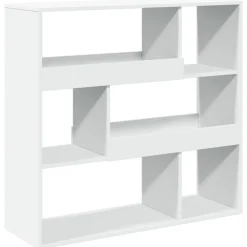 vidaXL Separador de ambientes madera ingeniería 100x33x94,5 cm Blanco