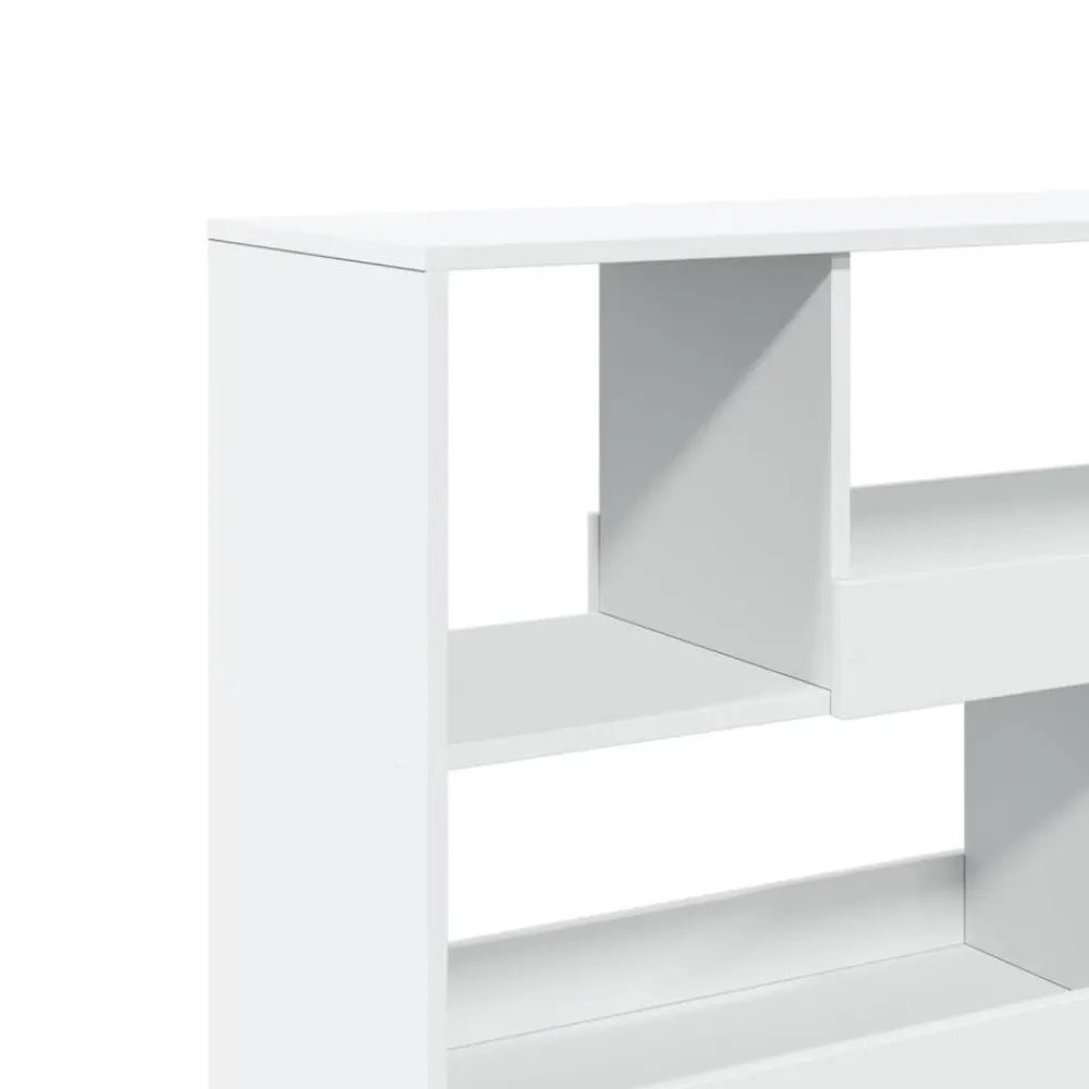 vidaXL Separador de ambientes madera ingeniería 100x33x94,5 cm Blanco
