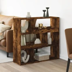vidaXL Estanterías-Separador de ambientes madera 100x33x94,5 cm