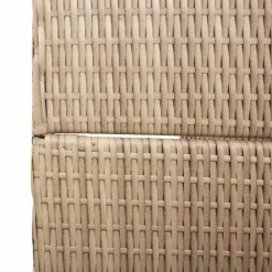 vidaXL Divisores De Ambientes-Separador de habitaciones 242 x 180 cm ratán sintético