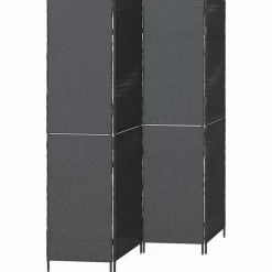 vidaXL Divisores De Ambientes-Separador de habitaciones 195 x 180 cm ratán sintético