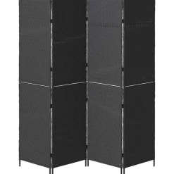 vidaXL Divisores De Ambientes-Separador de habitaciones 195 x 180 cm ratán sintético