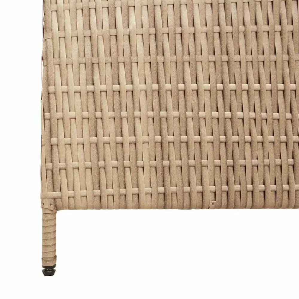 vidaXL Separador de habitaciones 195 x 180 cm ratán sintético Beige Online