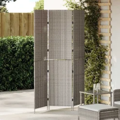 vidaXL Divisores De Ambientes-Separador de habitaciones 146 x 180 cm ratán sintético