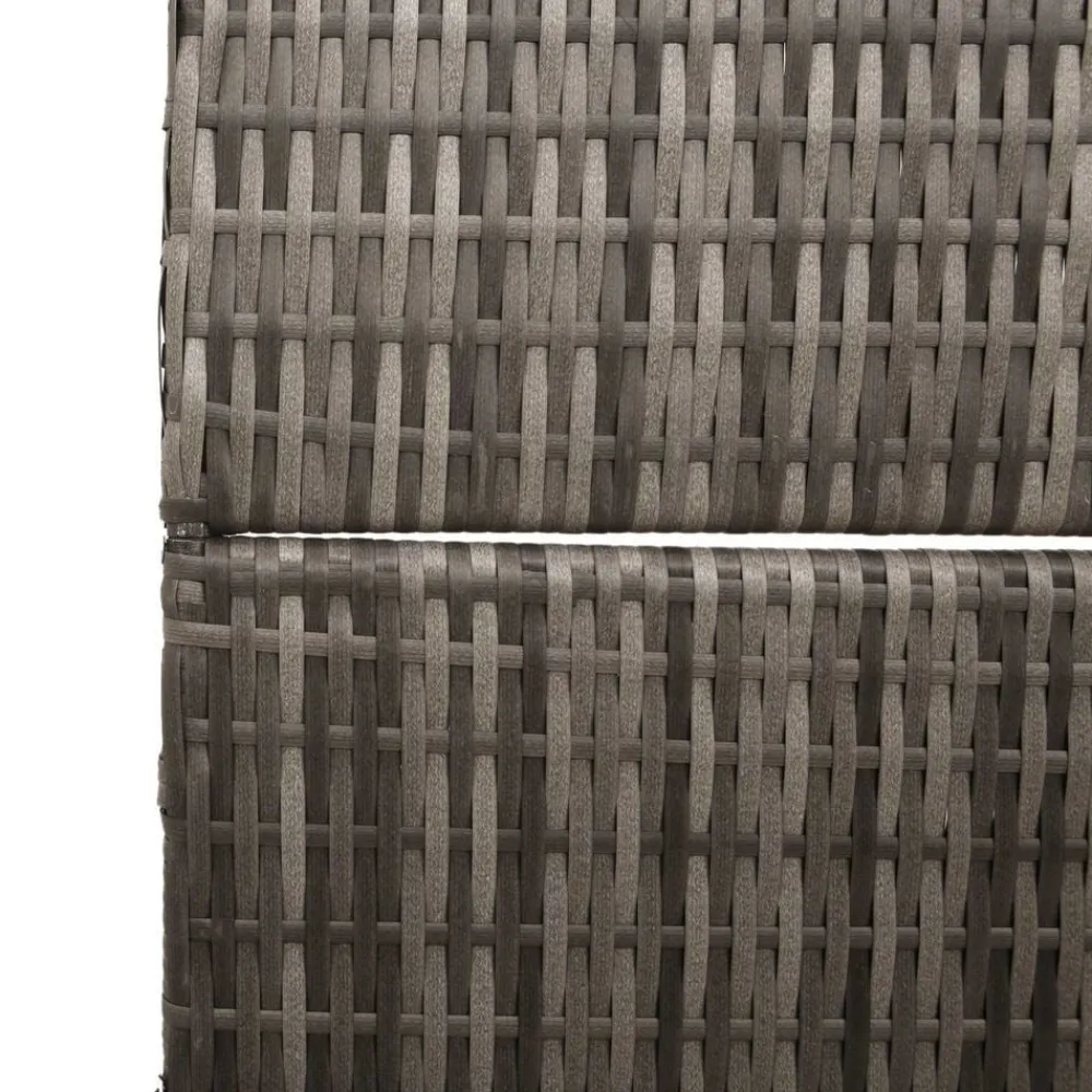vidaXL Divisores De Ambientes-Separador de habitaciones 146 x 180 cm ratán sintético
