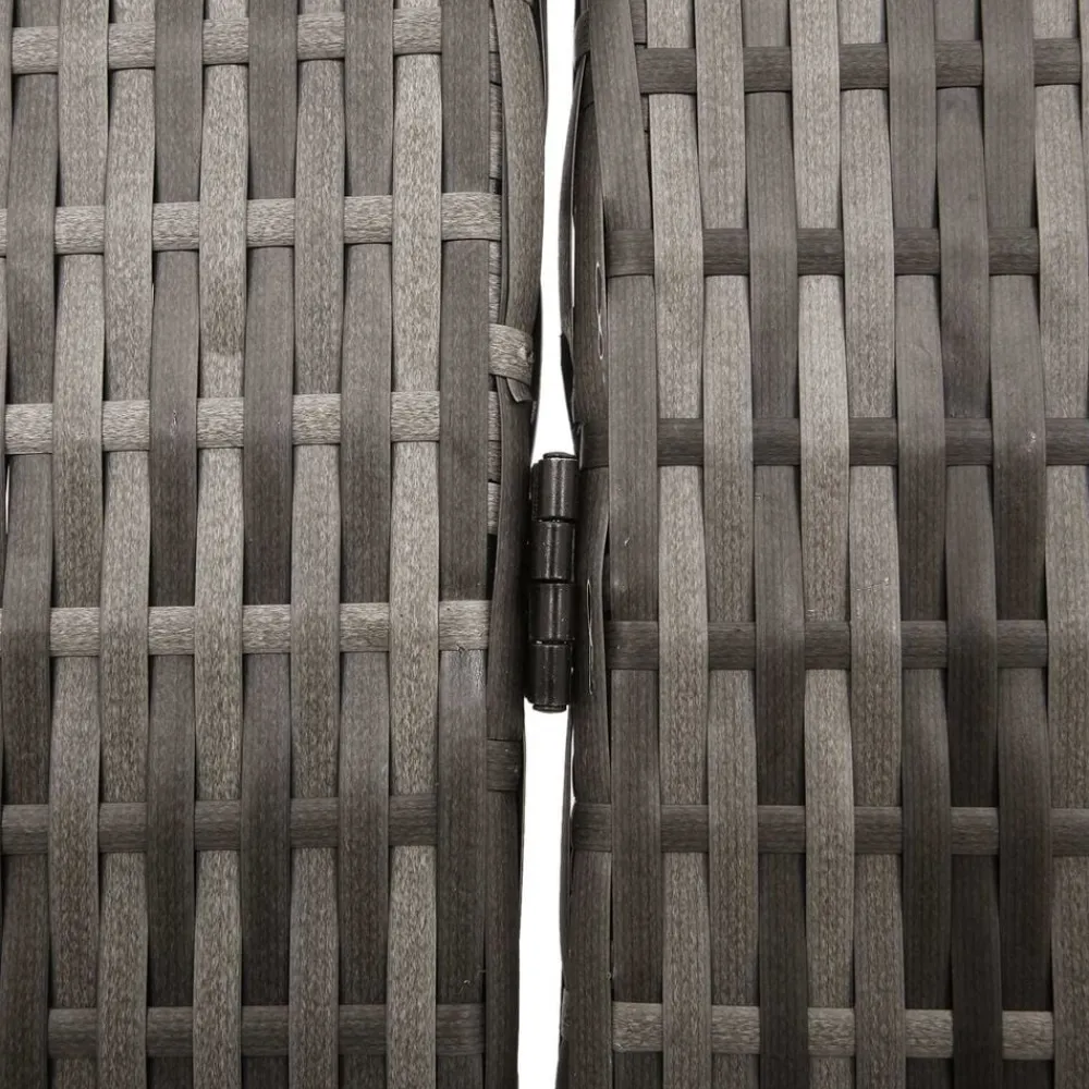vidaXL Divisores De Ambientes-Separador de habitaciones 146 x 180 cm ratán sintético