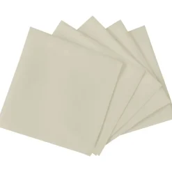 vidaXL Servilletas 10 unidades 50x50 cm Crema Outlet