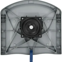 vidaXL Set asientos plegables para barco 2 uds con cojín blanco y azul Azul y blanco Hot