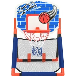 vidaXL Set baloncesto infantil multifuncional suelo y pared Best