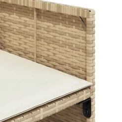 vidaXL Muebles De Jardín-Set comedor de jardín 9 pzas con cojines ratán sintético