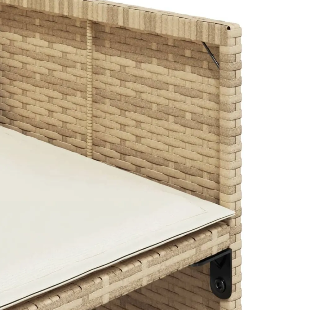 vidaXL Muebles De Jardín-Set comedor de jardín 9 pzas con cojines ratán sintético