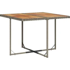 vidaXL Muebles De Jardín-Set comedor de jardín 5 piezas con cojines ratán sintético