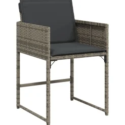 vidaXL Muebles De Jardín-Set comedor de jardín 5 piezas con cojines ratán sintético