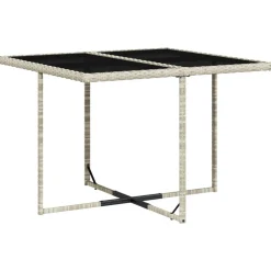 vidaXL Muebles De Jardín-Set comedor de jardín 5 pzas cojines ratán sintético