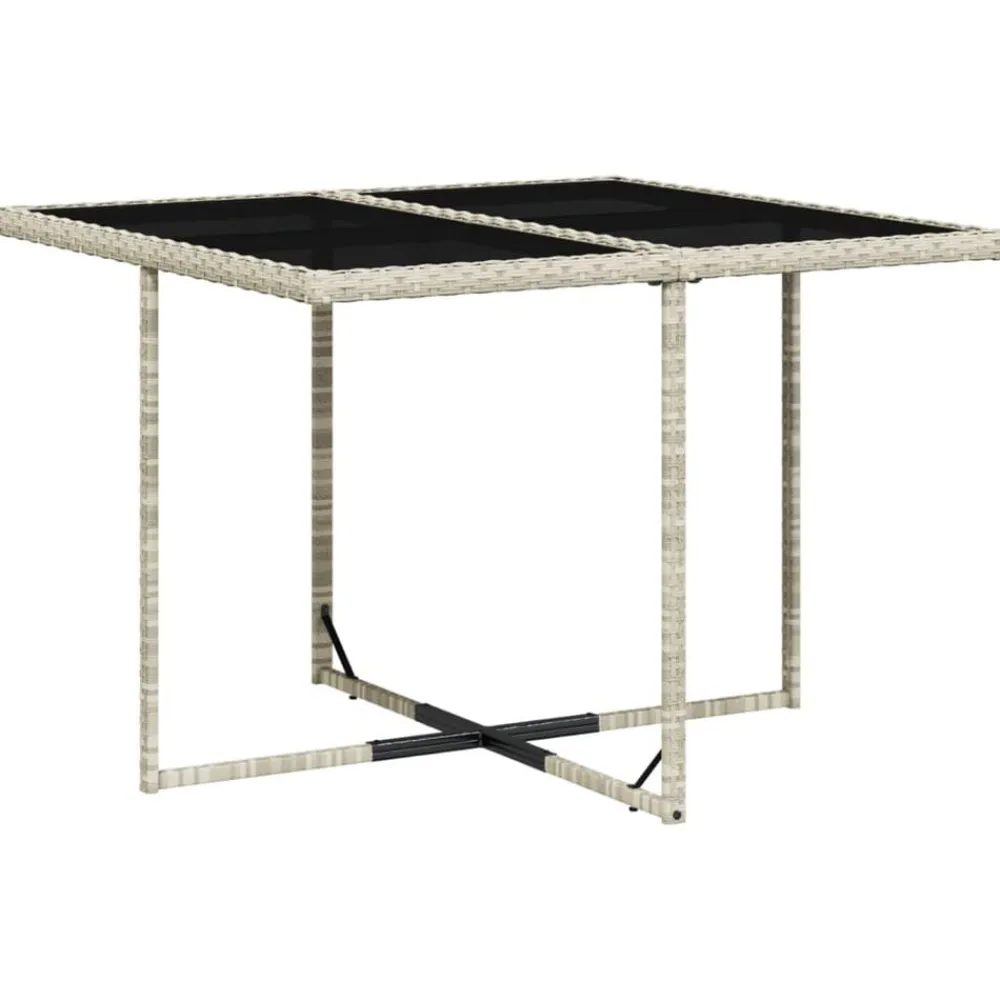 vidaXL Muebles De Jardín-Set comedor de jardín 5 pzas cojines ratán sintético