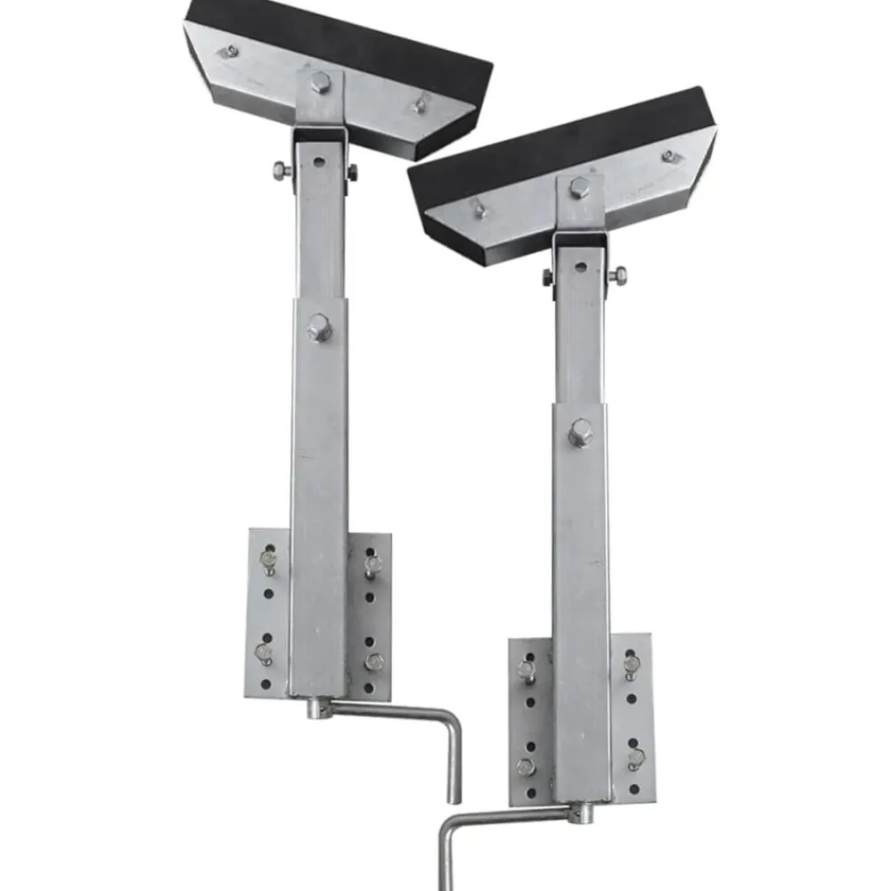 vidaXL Piezas Y Accesorios Para Vehículos-Set de 2 soportes de barra de remolque de barco 63-88 cm