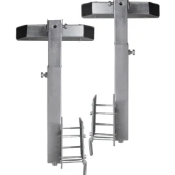 vidaXL Piezas Y Accesorios Para Vehículos-Set de 2 soportes de barra de remolque de barco 63-88 cm