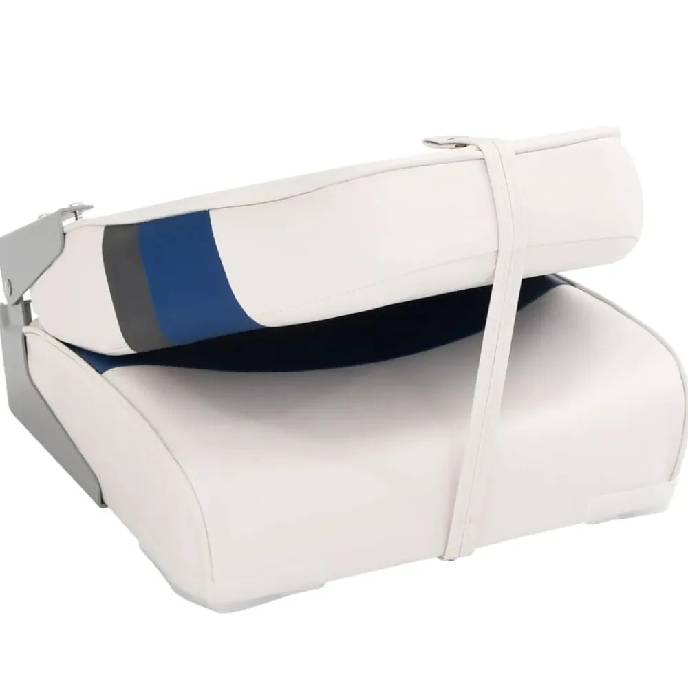 vidaXL Vehículos-Set de asientos plegables para barco 2 uds con respaldo alto