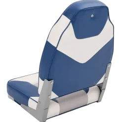 vidaXL Vehículos-Set de asientos plegables para barco 2 uds con respaldo alto