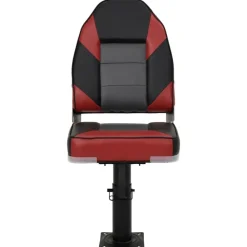 vidaXL Vehículos-Set de asientos plegables para barco 2 uds con respaldo alto
