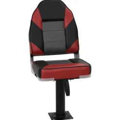 vidaXL Vehículos-Set de asientos plegables para barco 2 uds con respaldo alto