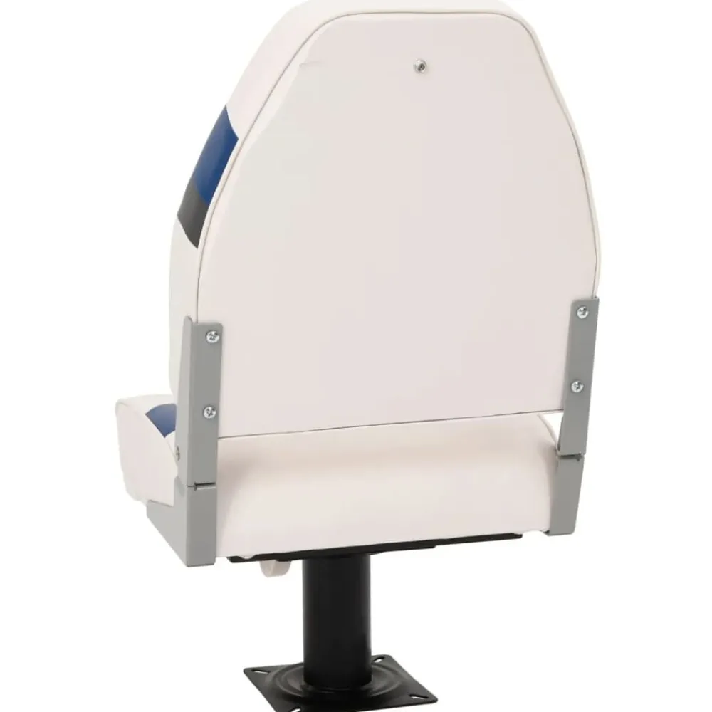 vidaXL Vehículos-Set de asientos plegables para barco 2 uds con respaldo alto