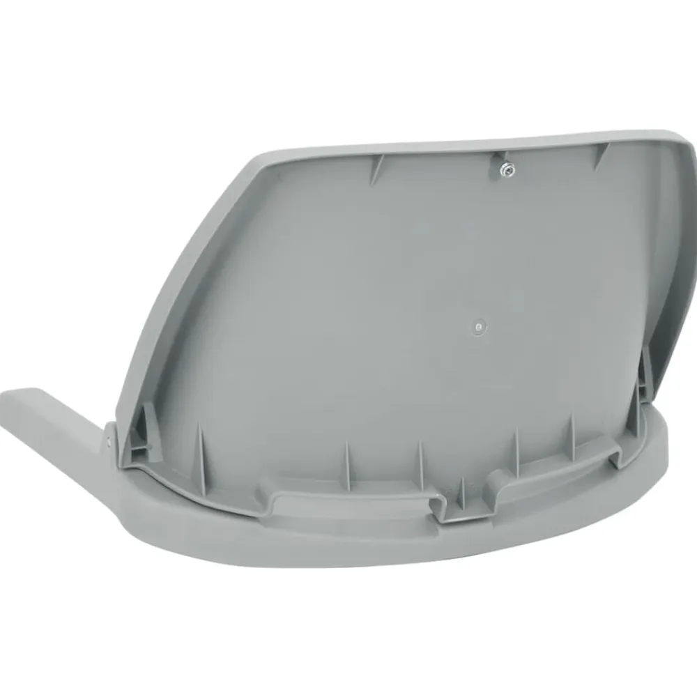 vidaXL Set de asientos plegables para barco 2 uds Gris
