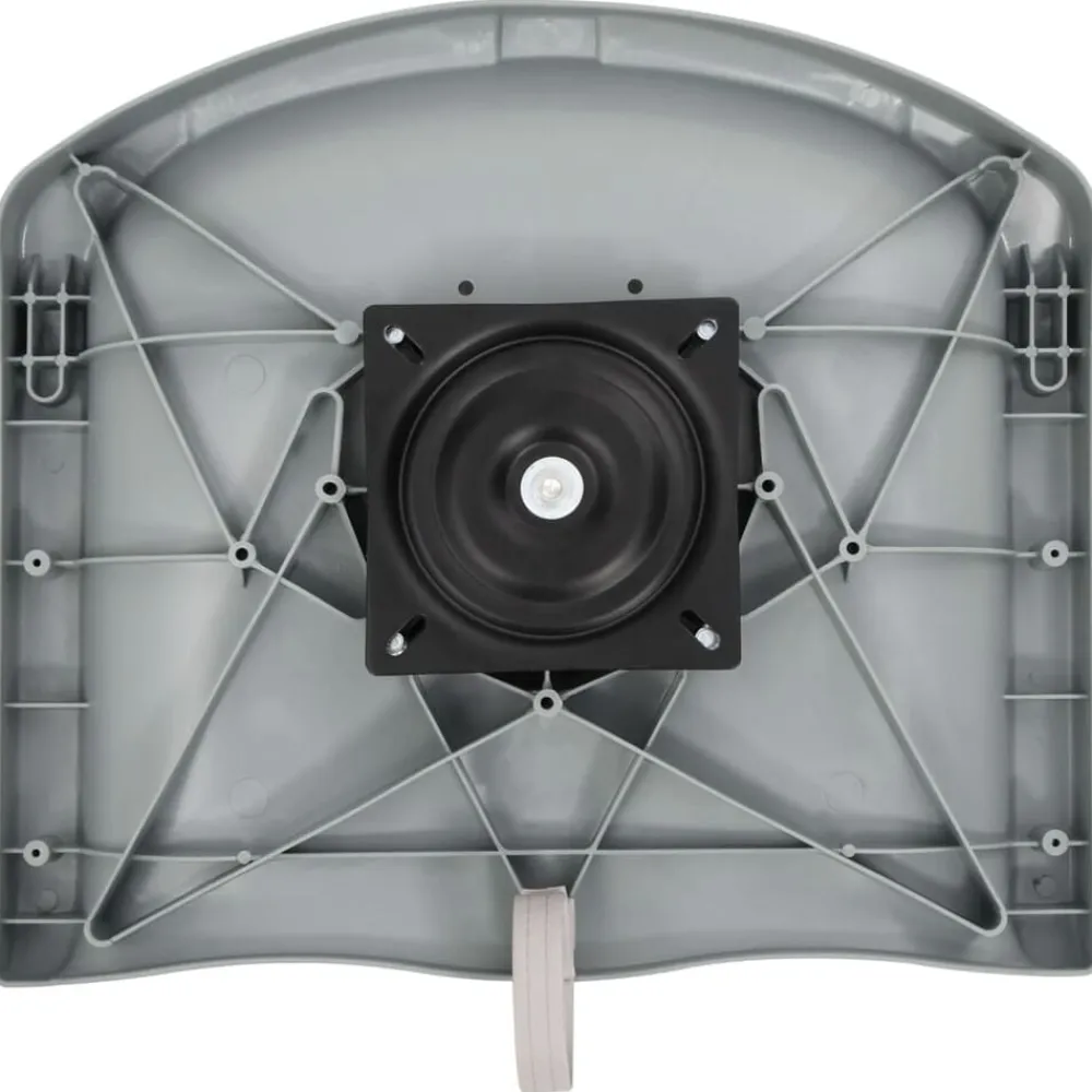 vidaXL Set de asientos plegables para barco 2 uds Gris