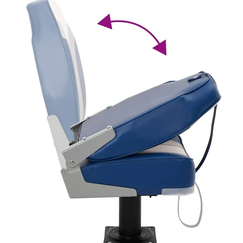 vidaXL Piezas Y Accesorios Para Vehículos-Set de asientos plegables para barco 2 uds con respaldo alto