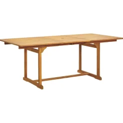 vidaXL Muebles De Jardín-Set de comedor de jardín 7 pzas tela madera maciza azul blanco