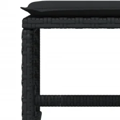 vidaXL Muebles De Jardín-Set de comedor de jardín 9 pzas y cojines ratán sintético