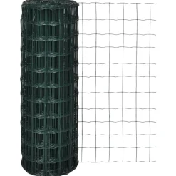 vidaXL Set de euro valla acero 10x0,8 m Verde Best