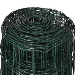 vidaXL Set de euro valla acero 10x0,8 m Verde Best