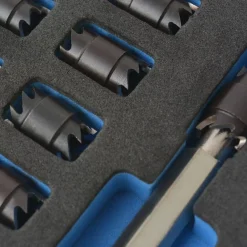 vidaXL Set de fresas para punto de soldadura 13 piezas HSS
