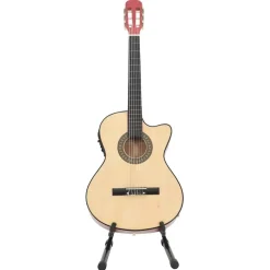 vidaXL Arte Y Ocio-Set de guitarra occidental 12 piezas con ecualizador 6 cuerdas