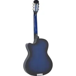 vidaXL Set de guitarra occidental 12 pzas ecualizador y 6 cuerdas Azul Outlet