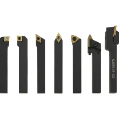 vidaXL Set de herramientas de torneado indexable 12 piezas 8x8mm 70mm Sale