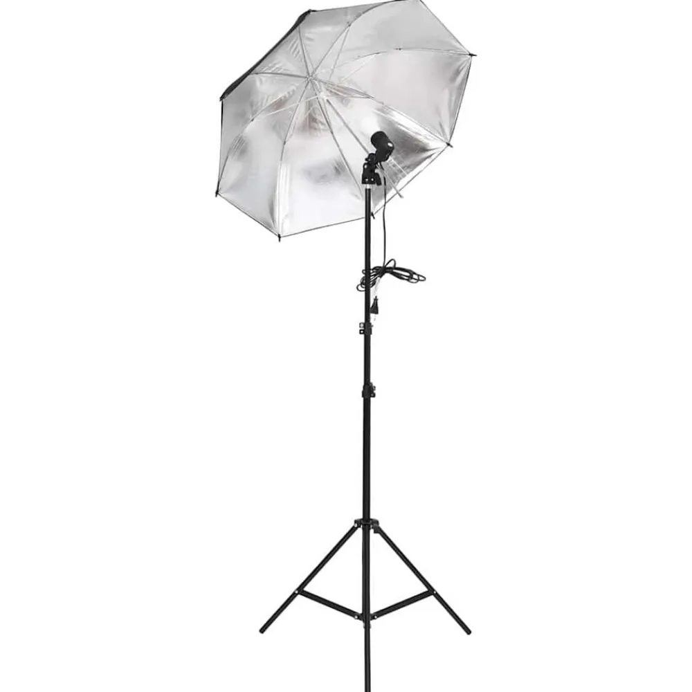 vidaXL Set de iluminación de estudio con trípodes y sombrillas Discount