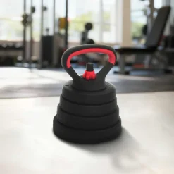 vidaXL Fitness Y Musculación-Set de Mancuernas, Barra y Kettlebell 4 en 1 30kg 30kg