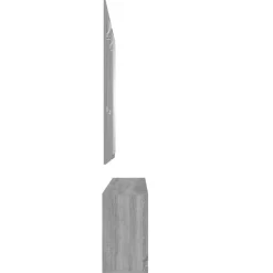 vidaXL Set de mueble zapatero 3 en 1 madera contrachapada Gris sonoma Sale
