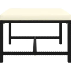 vidaXL Muebles De Jardín-Set de muebles de jardín 6 pzas y cojines ratán sintético