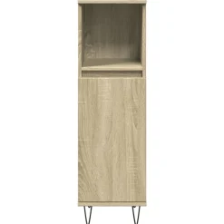 vidaXL Conjuntos De Muebles-Set de muebles de baño 3 pzas madera contrachapada